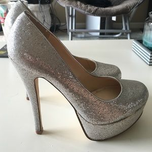 Silver heels