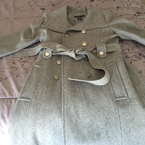 Fall winter wool trench coat