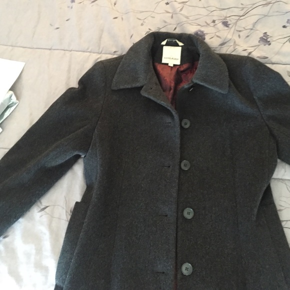 Knee length winter pea coat