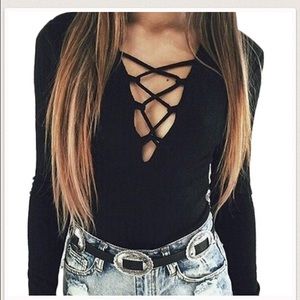 Lace up Bodysuit