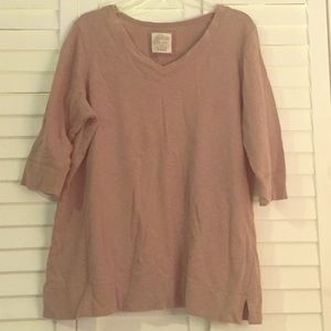 Avenue weekend tunic 3/4 sleeve shirt