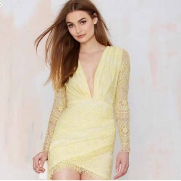 Yellow Lace Dress