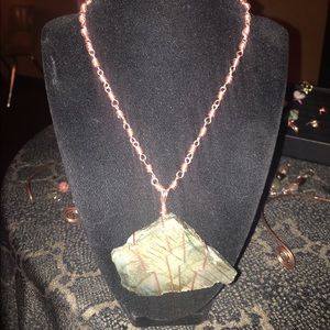 Labradorite necklace. Copper. Handmade.
