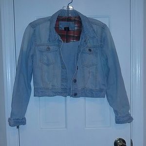 Rue 21 size large light blue denium jean jacket