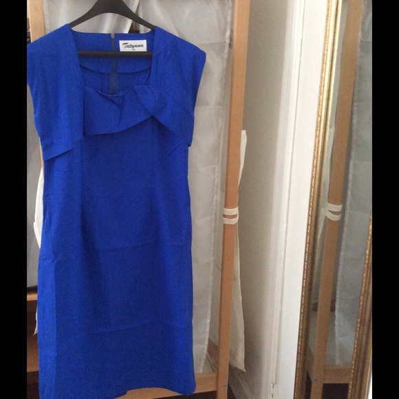 Tatyana French blue pinup Ella dress - Picture 4 of 4