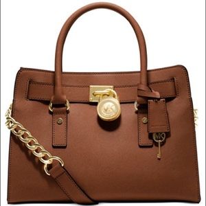 Michael Kors MICHAEL Hamilton Saffiano Satchel