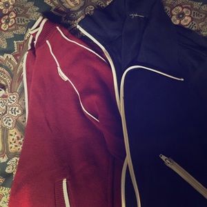 Two jumpin jax running jackets, vintage.