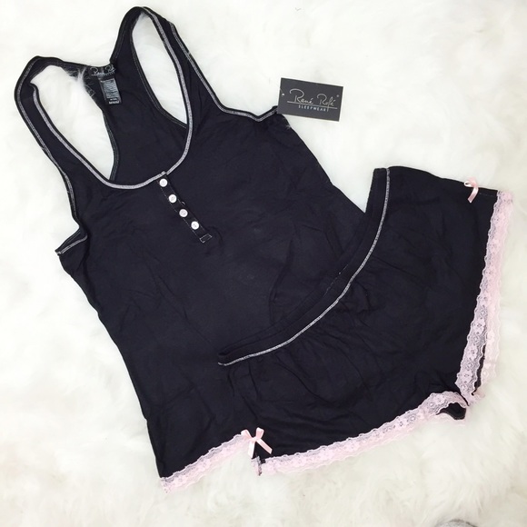 black pajama set