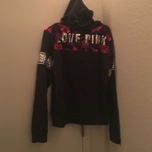 VS pink hoodie jacket