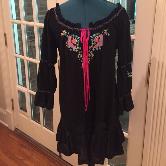 Betsey Johnson Dresses & Skirts - Betsey Johnson intimates M black cotton dress