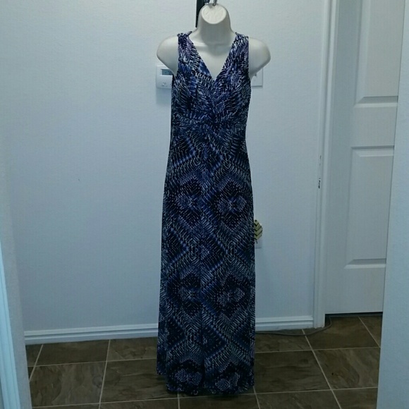 Multi Color Gathered Front Dress