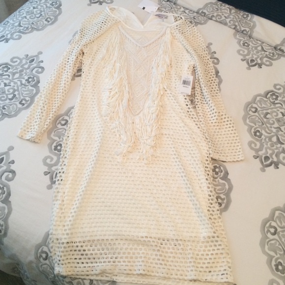 Ivory eyelet dress