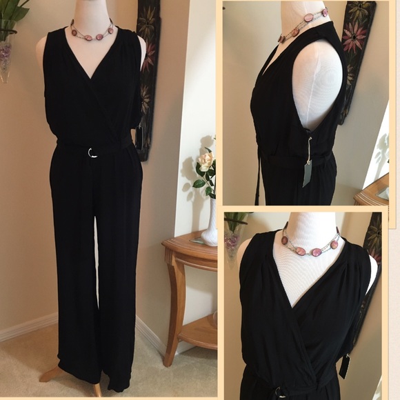 FINAL PRICE-Chic Black Plus Jumpsuit - Picture 4 of 6