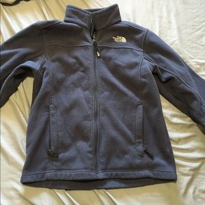 Boy/ girl navy North Face zip up