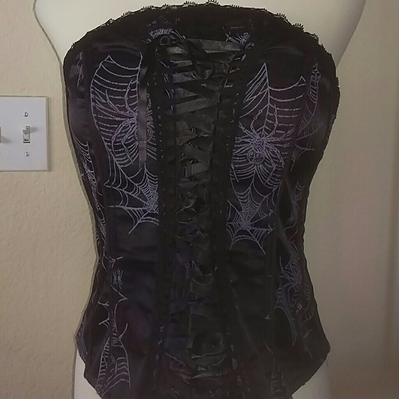 Tripp spider corset top