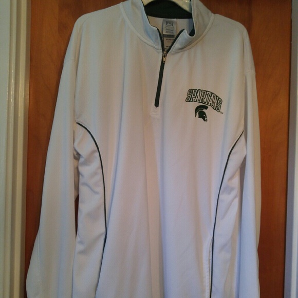 Michigan State Spartans half zip pull over