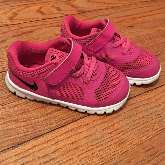 Little girl. Pink nike size 8C