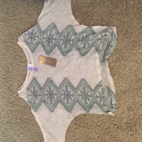 Francesca's off the shoulder knit top