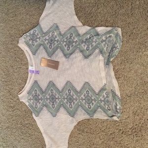 Francesca's off the shoulder knit top