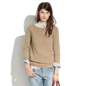 *MADEWELL GAMINE SWEATER IN TAN- SIZE XS