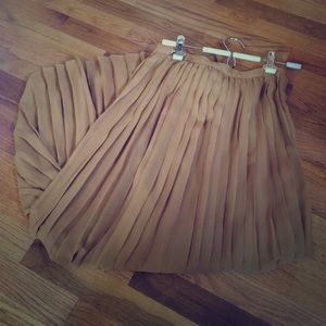 Urban Outfitters dark mustard yellow maxi skirt 6