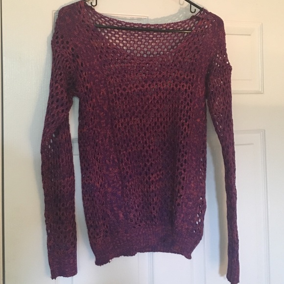 Crochet sweater sz medium
