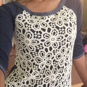 Lace Flower Top