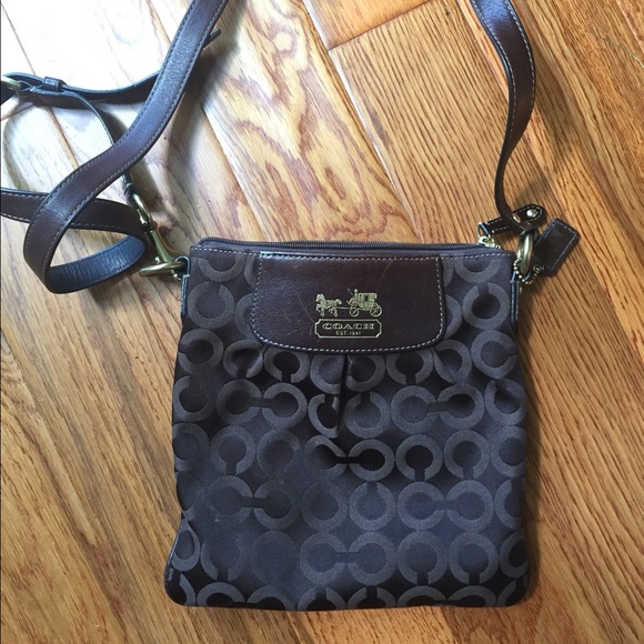 Coach brown crossbody