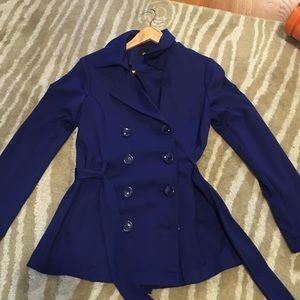 Forever 21 navy trench coat