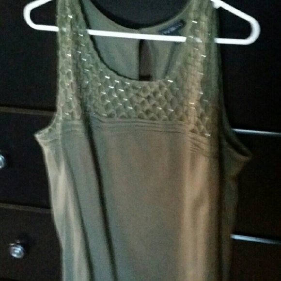 Lace Design Tank Top