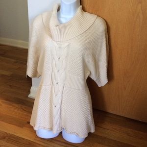 Calvin Klein empire waist sweater ivory size s