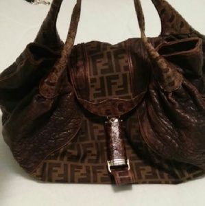 FENDI Zucca Nappa Tortoise Spy Bag Tobacco?