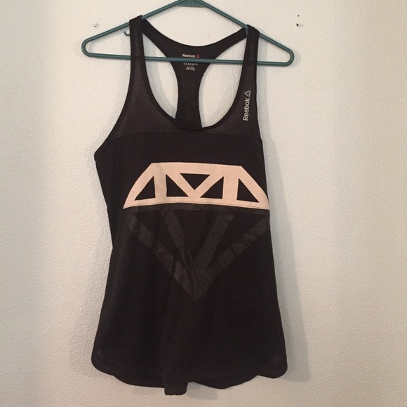 Mesh diamond reebok tank top