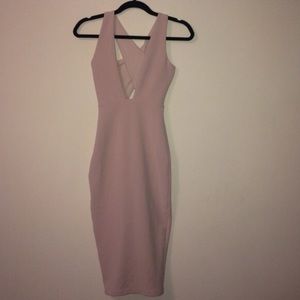 Nude multi wear nookie dress