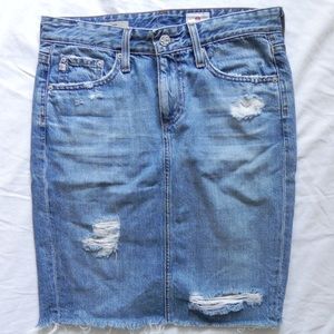 Adriana Goldschmied "Erin" denim pencil skirt