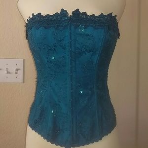 Turquoise Corset