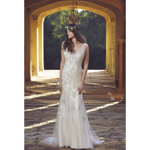 New with Tags: Mia Solano Cameo Wedding Dress