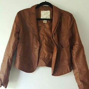 Cute Faux leather jacket