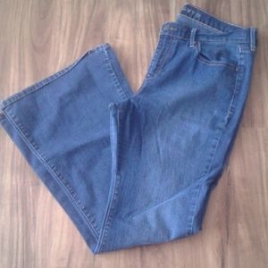 Old Navy Dark Blue Bell Bottom Stretch Jeans