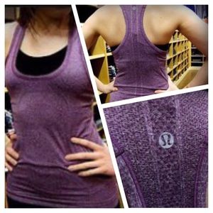 🍋Lululemon Swiftly Racerback Tank 💜 RARE color🍋