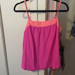 Orange and pink Neon top