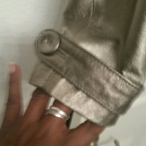 Pewter Leather Jacket - Picture 2 of 4