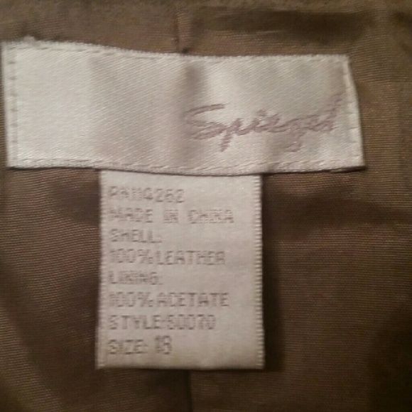Pewter Leather Jacket - Picture 3 of 4
