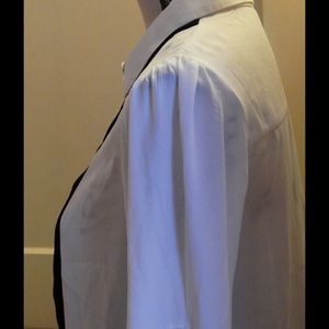 Monteau Tops - Black and White Tuxedo Shirt Size M Monteau Tops - Black and White Tuxedo Shirt Size M