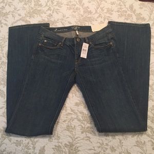 NWT! Loft denim jeans. Sz 2/26. Modern boot cut.