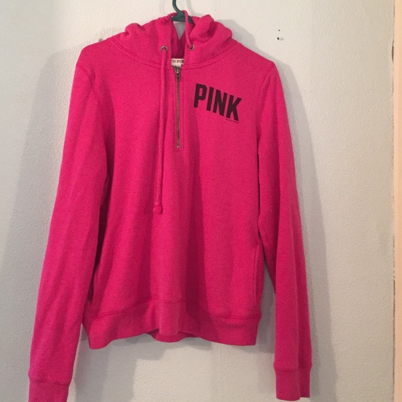 PINK quarter zip sweatshirt