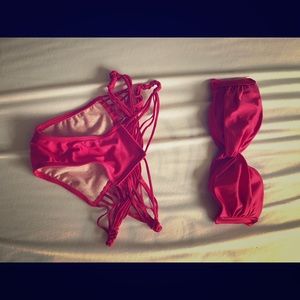 Hot pink Victoria's Secret bikini set XS $25