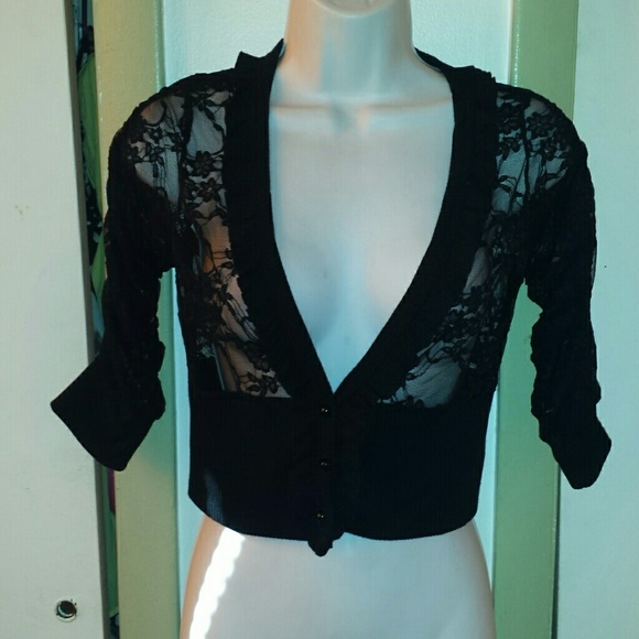 Black lace Super Sexy Top