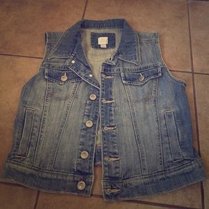 LC Lauren Conrad denim vest