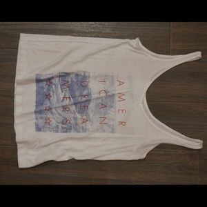 American dreamers graphic tank top